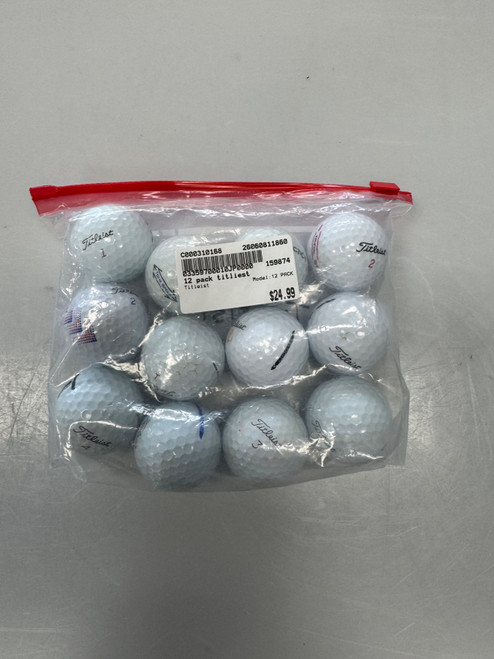Vist Large View of Product Image Which is Used Titleist 12 PACK Golf Accessory