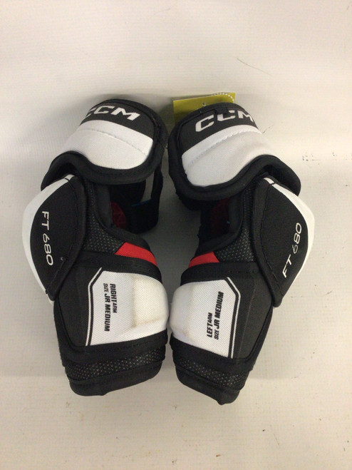 Vist Large View of Product Image Which is Used CCM FT 680 Junior Elbow Pads MD