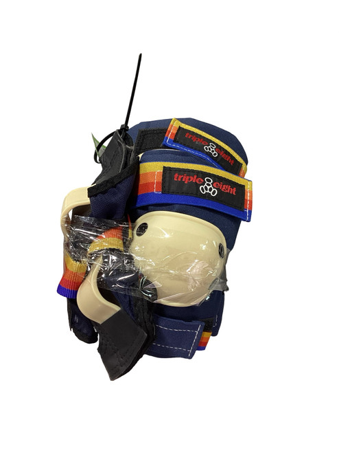 Vist Large View of Product Image Which is Used TRIPLE EIGHT PAD SET Inline Protective Set Navy Blue Senior