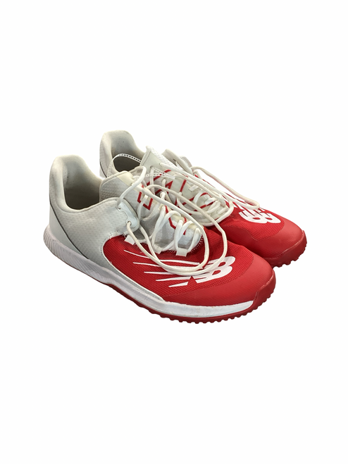 Vist Large View of Product Image Which is Used New Balance Soccer Turf Shoes White Senior 13