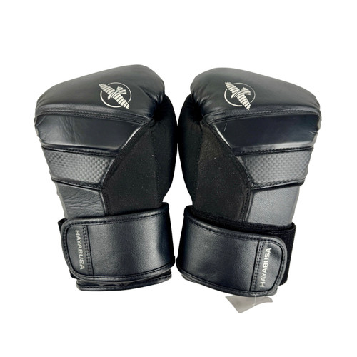 Vist Large View of Product Image Which is Used Hayabusa TOKUSHU Boxing Gloves Black MD 14oz
