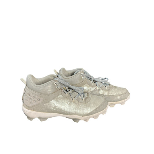 Vist Large View of Product Image Which is Used Under Armour BB/SB Cleats Grey Senior 5.5