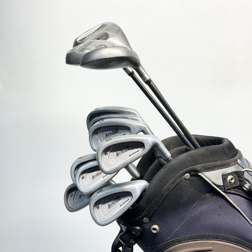 Vist Large View of Product Image Which is Used TOUR EAGLE ACCU PLUS Mens Golf Set RH 12 Piece
