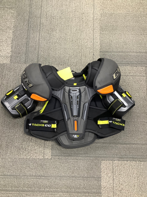 Vist Large View of Product Image Which is Used CCM AS-V PRO Senior Shoulder Pads LG