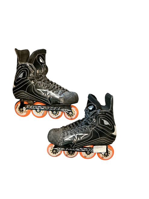 Vist Large View of Product Image Which is Used Mission PAST VERT R Senior Rec Fitness Skates Black Senior 11