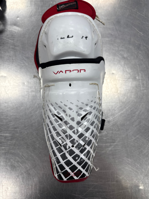 Vist Large View of Product Image Which is Used Bauer VAPOR LIL ROOKIE Junior Shin Guards None 9 1/2"
