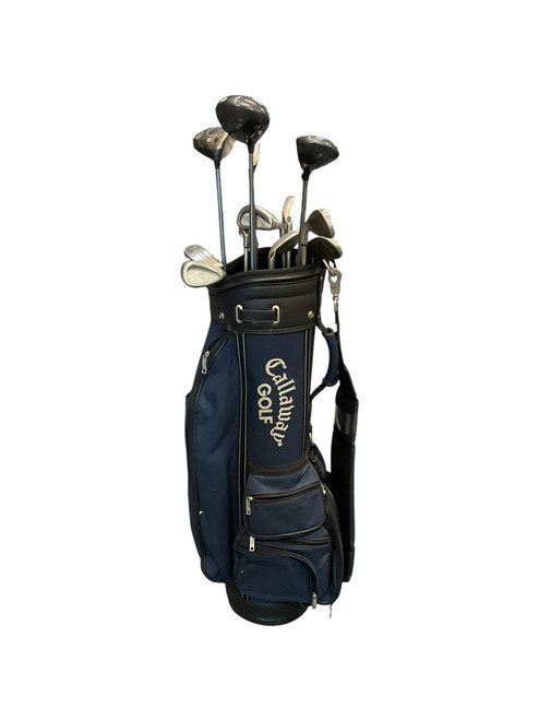 Vist Large View of Product Image Which is Used Callaway BIG BERTHA HAWKEYE W/ STEELHEAD IRONS Mens Package Set RH Black 14 Piece