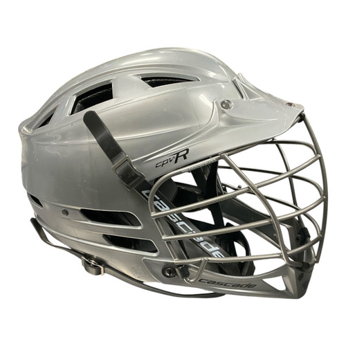Vist Large View of Product Image Which is Used Cascade CPV-R Lacrosse Helmet Grey One Size