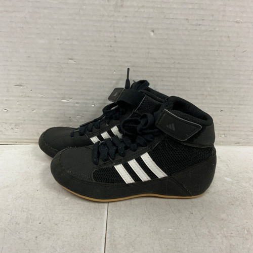 Vist Large View of Product Image Which is Used Adidas Wrestling Shoes Black Youth 12.0