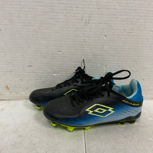 Vist Large View of Product Image Which is Used Lotto Soccer Cleats Black Junior 01