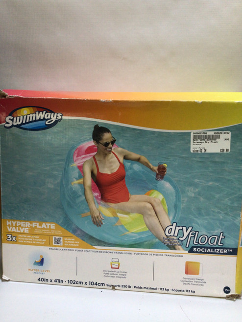 Vist Large View of Product Image Which is Used Swimways One Person Tube Purple 42"