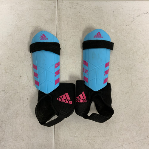 Vist Large View of Product Image Which is Used Adidas Soccer Shin Guards Youth Royal Blue Youth