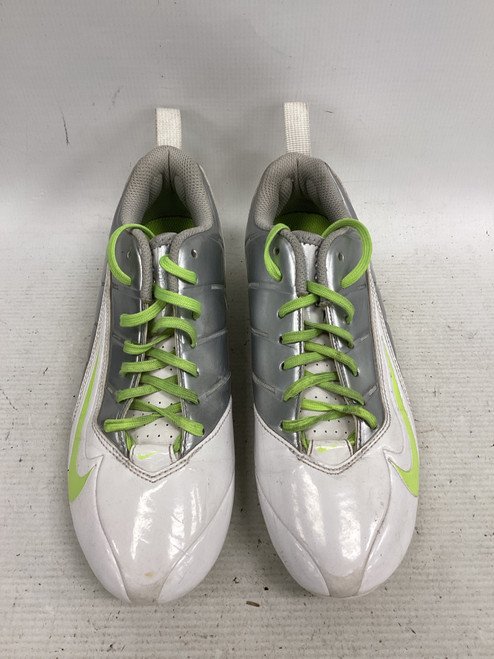 Vist Large View of Product Image Which is Used Nike LAX Cleats Mens White Senior 8