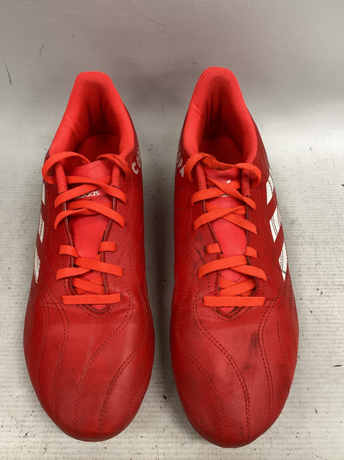 Vist Large View of Product Image Which is Used Adidas Soccer Cleats Red Senior 9.5