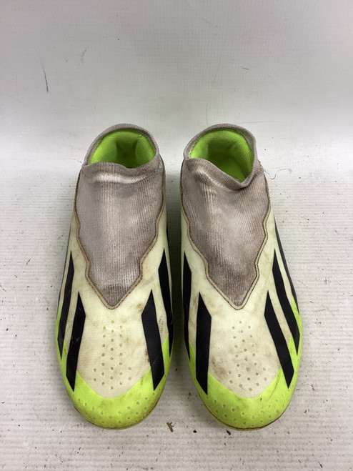 Vist Large View of Product Image Which is Used Adidas Soccer Cleats White Junior 03