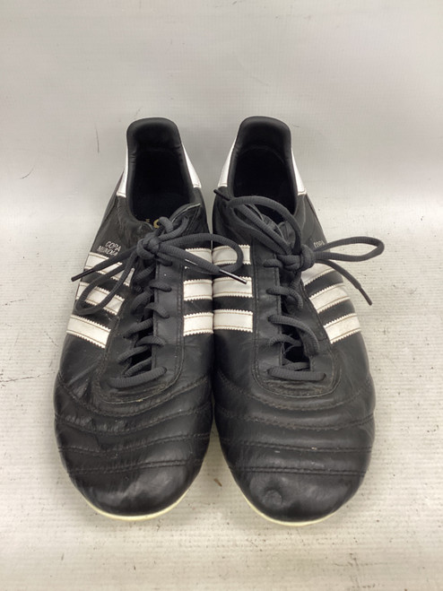 Vist Large View of Product Image Which is Used Adidas Soccer Cleats Black Senior 12.5