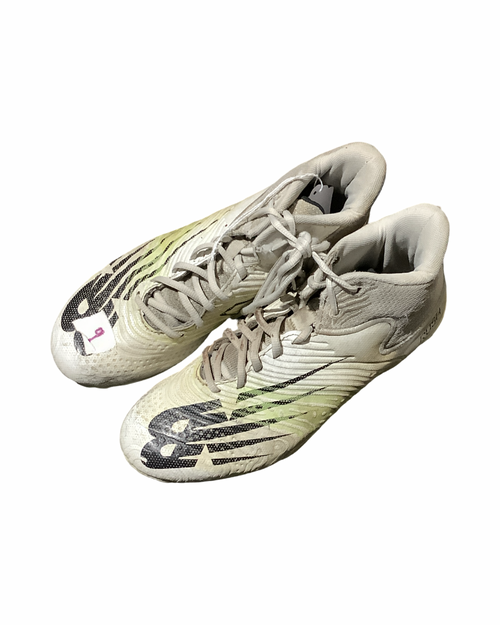Vist Large View of Product Image Which is Used New Balance Adult FB Cleats White Senior 9