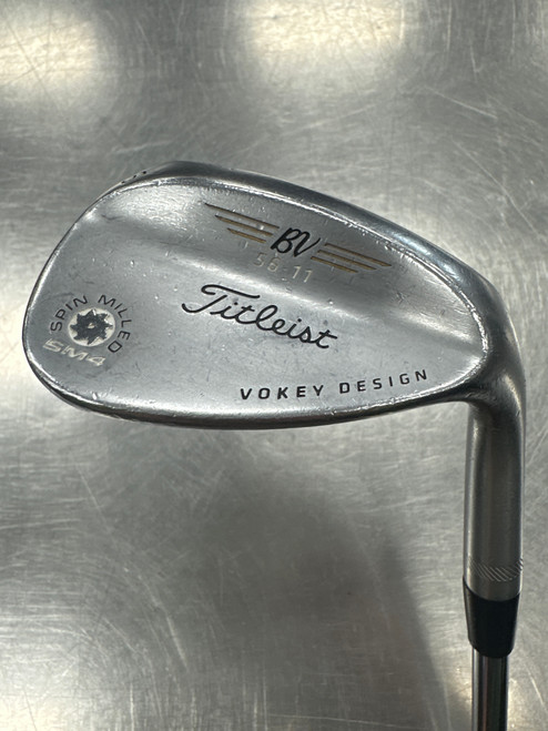 Vist Large View of Product Image Which is Used Titleist VOKEY SM4 Golf Wedge Mens RH 56 Degree