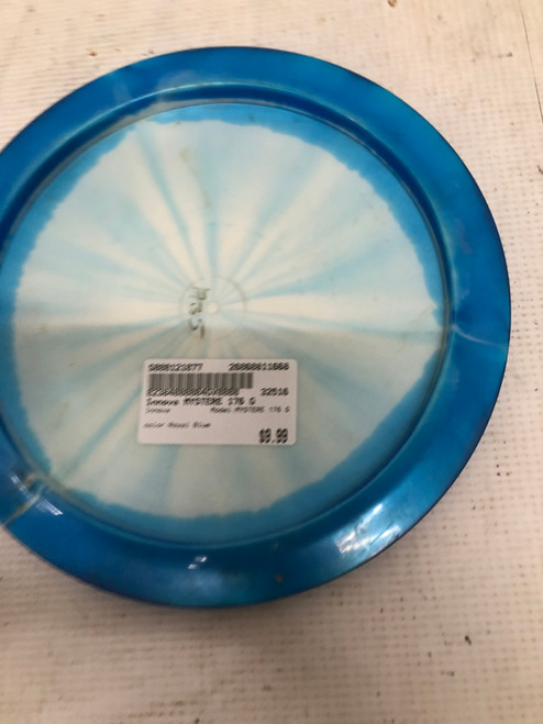 Vist Large View of Product Image Which is Used Innova MYSTERE 176 G Disc Golf Driver Royal Blue