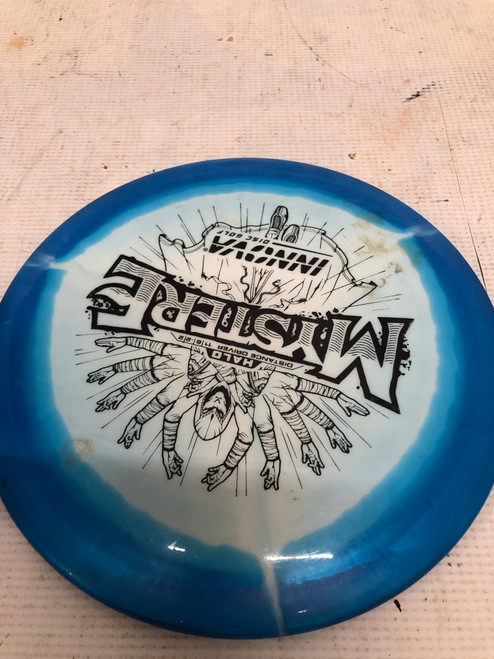 Vist Large View of Product Image Which is Used Innova MYSTERE 176 G Disc Golf Driver Royal Blue