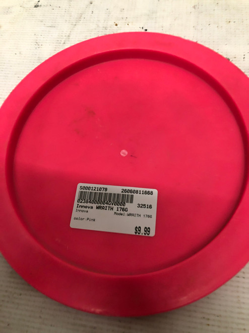 Vist Large View of Product Image Which is Used Innova WRAITH 176G Disc Golf Driver Pink