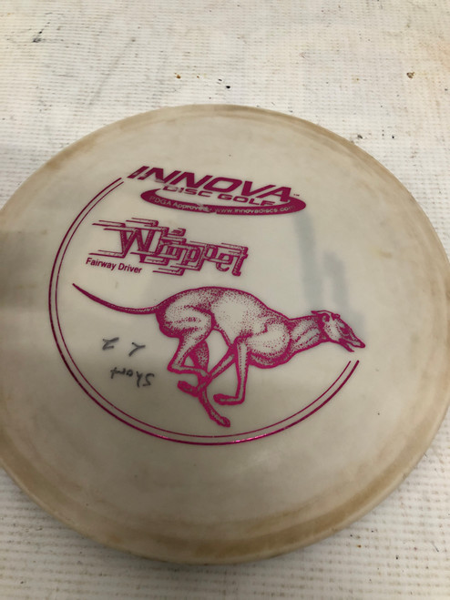Vist Large View of Product Image Which is Used Innova WHOPPER 174G Disc Golf Driver White