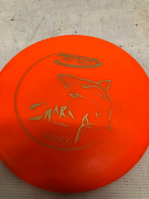 Vist Large View of Product Image Which is Used Innova SHARK 150G Disc Golf Mid Range Orange