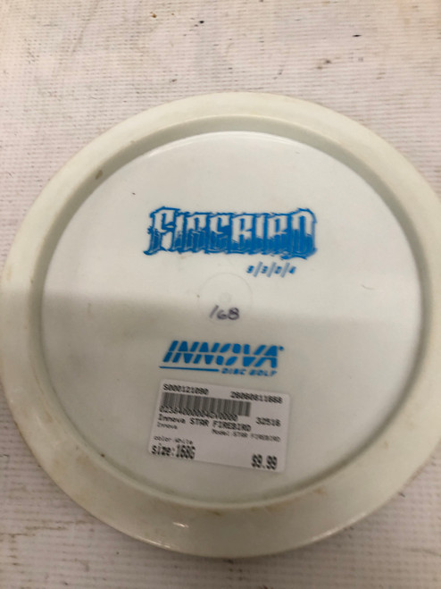 Vist Large View of Product Image Which is Used Innova STAR FIREBIRD Disc Golf Driver White 168g