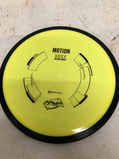 Vist Large View of Product Image Which is Used MVP MOTION Disc Golf Driver Yellow 174g