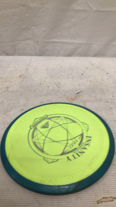 Vist Large View of Product Image Which is Used Axiom INSANITY Disc Golf Driver Neon Green 173g