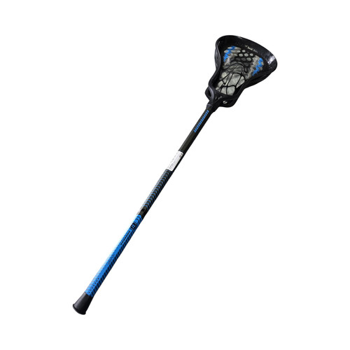 Vist Large View of Product Image Which is Used Warrior EVO WARP MINI JR STICK Jr Atk/Mid Complete Stick Royal Blue