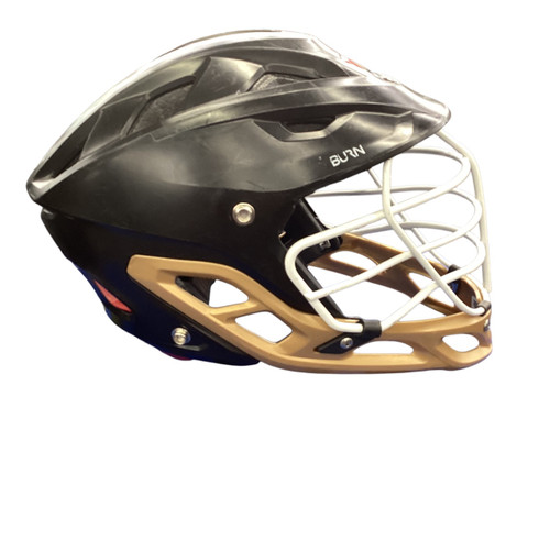 Vist Large View of Product Image Which is Used Cascade R Lacrosse Helmet Green And White M/L