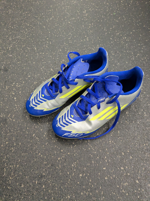 Vist Large View of Product Image Which is Used Adidas F50 CLUB MESSI Soccer Cleats Royal Blue Junior 03