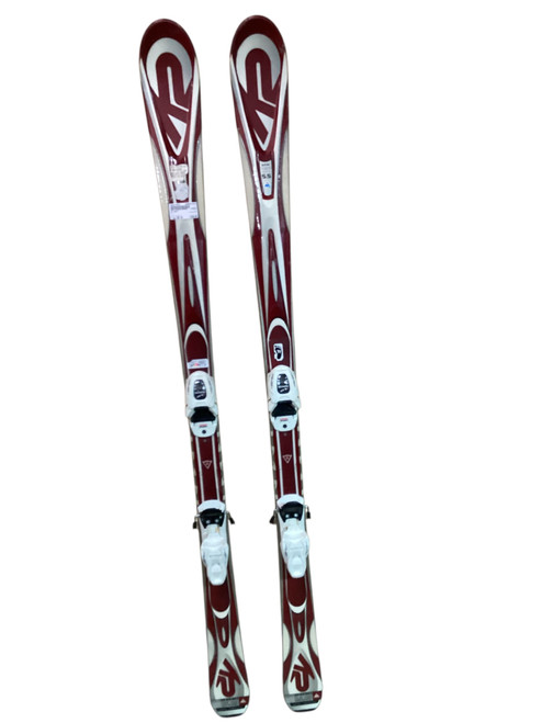 Vist Large View of Product Image Which is Used K2 OMNI Mens DH Ski/Binding Maroon 160 cm