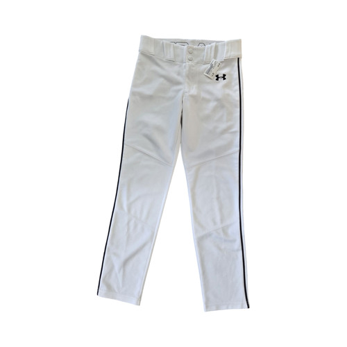 Vist Large View of Product Image Which is Used Under Armour BB/SB PANTS YTH MD BB/SB Pant Boys White MD