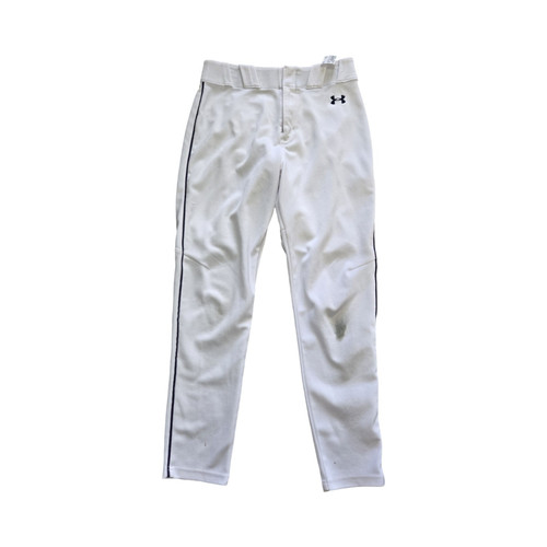 Vist Large View of Product Image Which is Used Under Armour ADULT BASEBALL PANTS BB/SB Pant Mens White MD