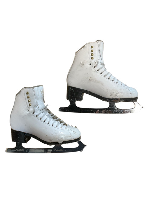 Vist Large View of Product Image Which is Used Jackson ELITE WomensFigure Skate White Senior 5