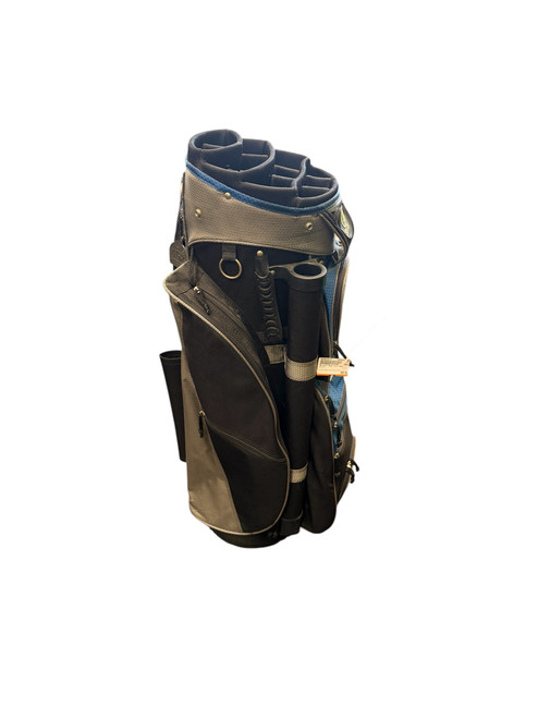 Vist Large View of Product Image Which is Used MG Golf Mens Cart Bag Black And Royal Blue