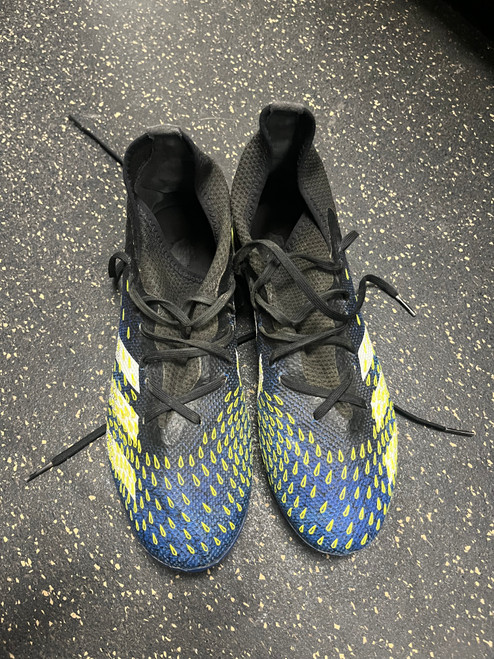 Vist Large View of Product Image Which is Used Adidas Soccer Cleats Black Senior 6.5