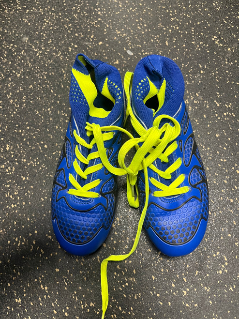 Vist Large View of Product Image Which is Used Soccer Cleats Navy Blue Junior 01