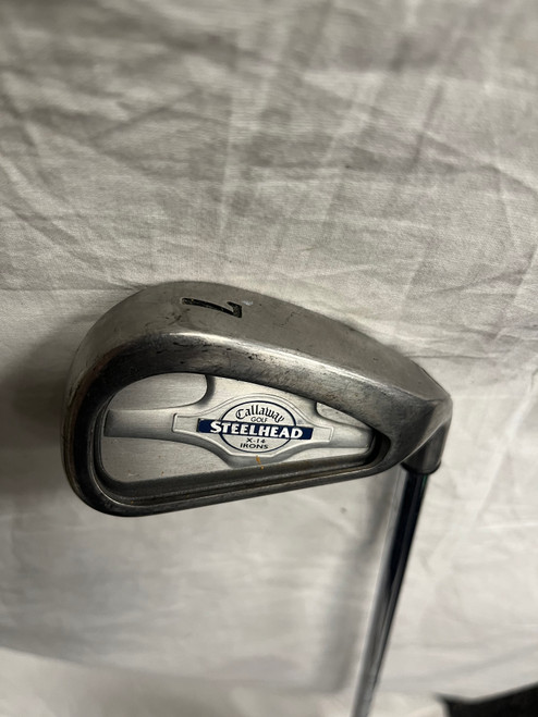 Vist Large View of Product Image Which is Used Callaway STEELHEAD X-14 Mens Individual Iron RH 7 Iron