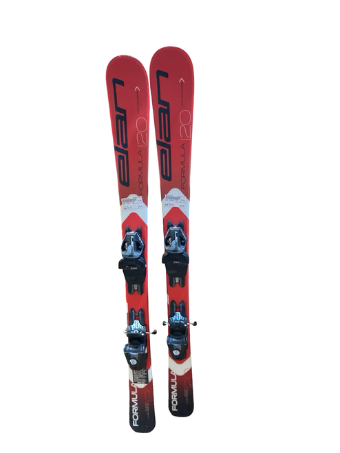 Vist Large View of Product Image Which is Used Elan FORMULA 140 Boys DH Ski/Binding Red 120 cm