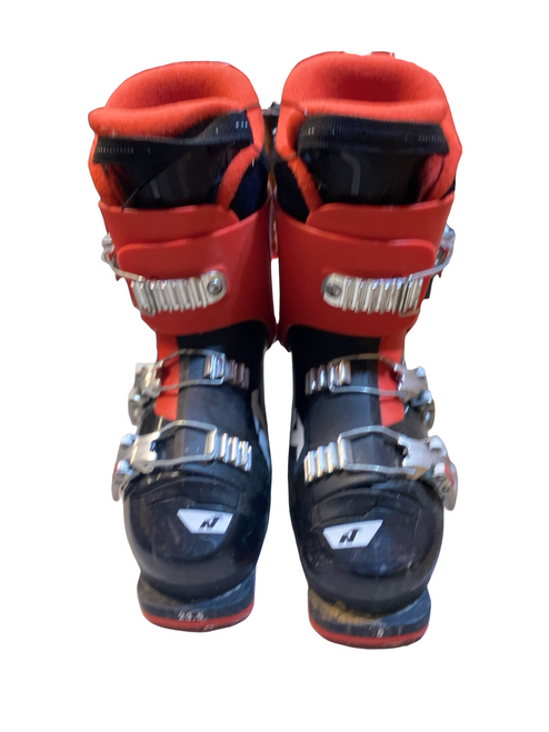 Vist Large View of Product Image Which is Used Nordica SPEED MACHINE 3 Boys DH Ski Boot Red 235 MP - J05.5 - W06.5