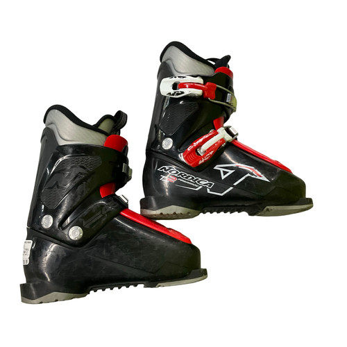 Vist Large View of Product Image Which is Used Nordica FIRE ARROW TEAM 2 Boys DH Ski Boot Black 215 MP - J03