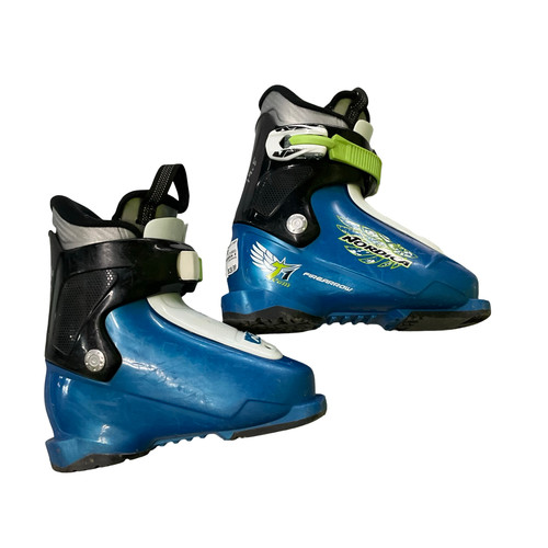Vist Large View of Product Image Which is Used Nordica TEAM 1 FIREARROW Boys DH Ski Boot Royal Blue 195 MP - Y13