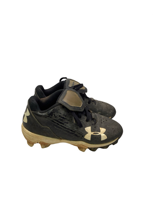 Vist Large View of Product Image Which is Used Under Armour UNDER AMOUR BB CLEATS BB/SB Cleats Black Youth 11.0