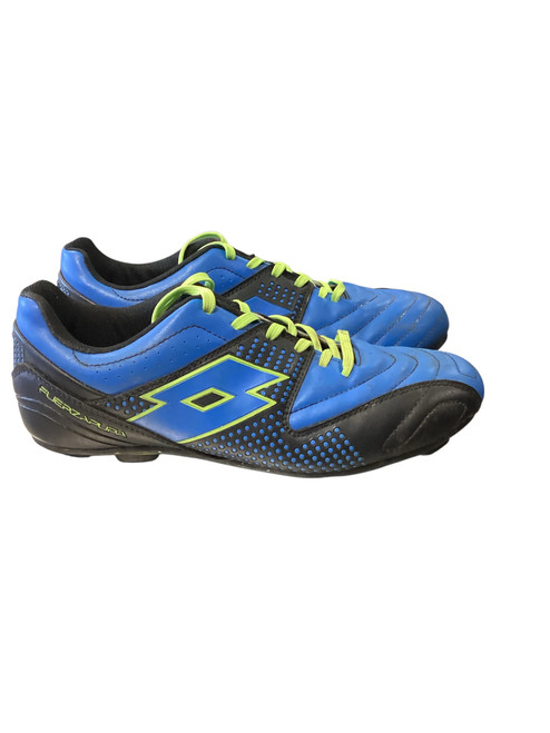 Vist Large View of Product Image Which is Used Lotto Soccer Cleats Royal Blue Senior 6