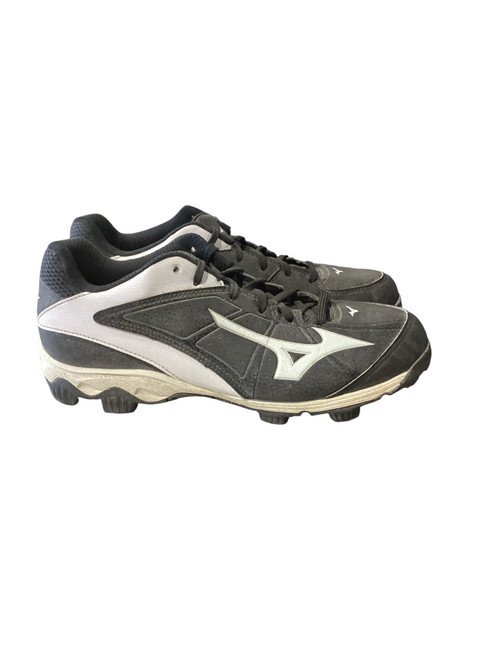 Vist Large View of Product Image Which is Used Mizuno BASEBALL LOW BB/SB Cleats Black Senior 8.5