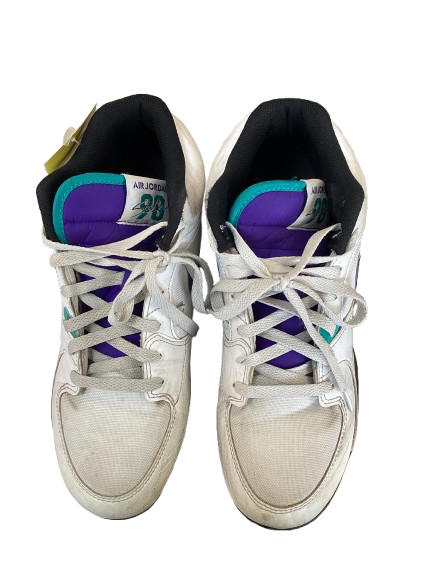 Vist Large View of Product Image Which is Used Nike AIR JORDAN BB/SB Cleats White Youth 10.5