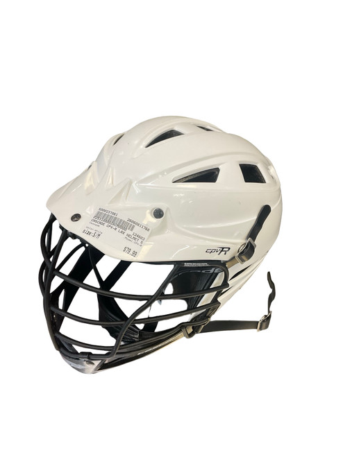 Vist Large View of Product Image Which is Used Cascade CPV-R Lacrosse Helmet White S/M